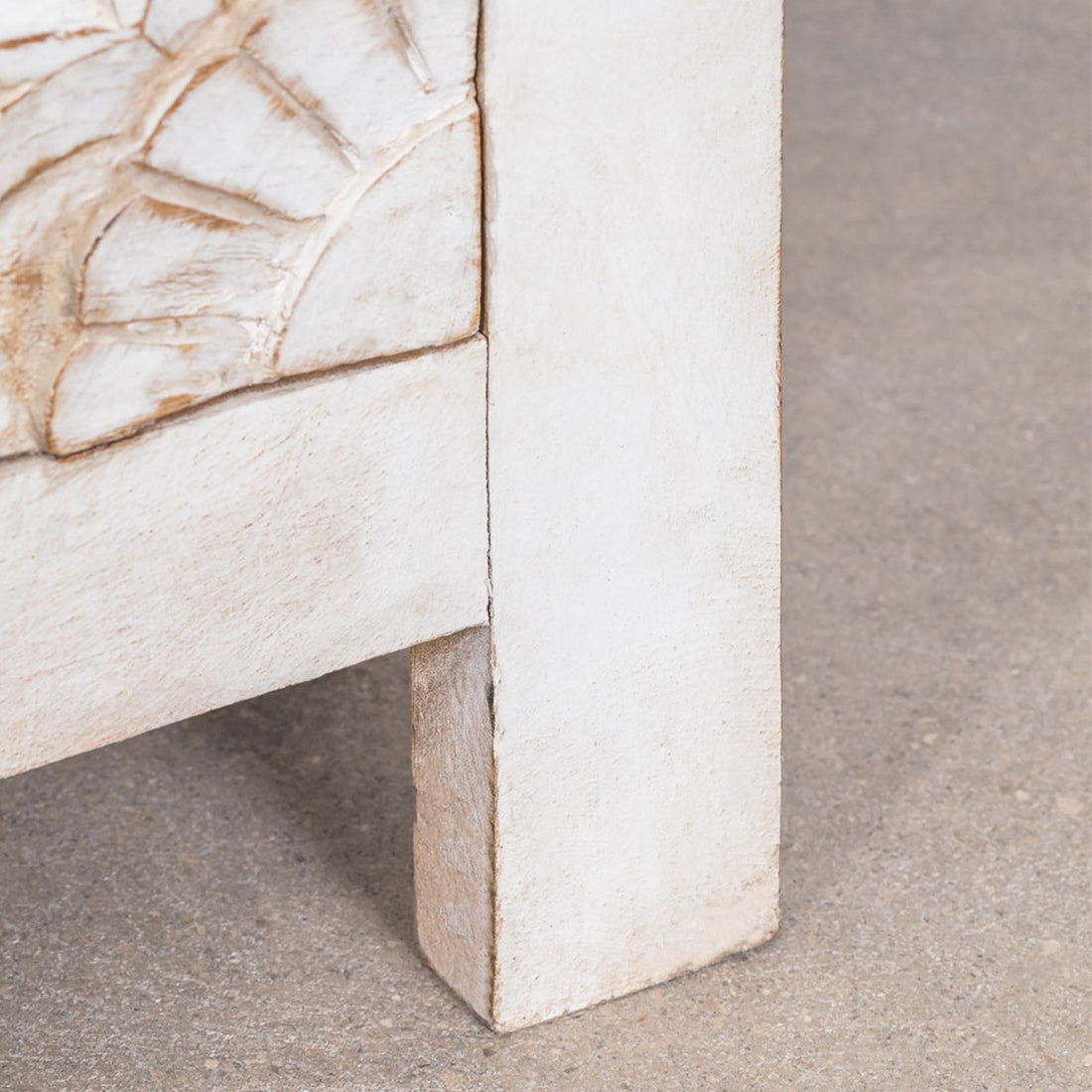 Venice Solid Wood Chest of Drawer | White