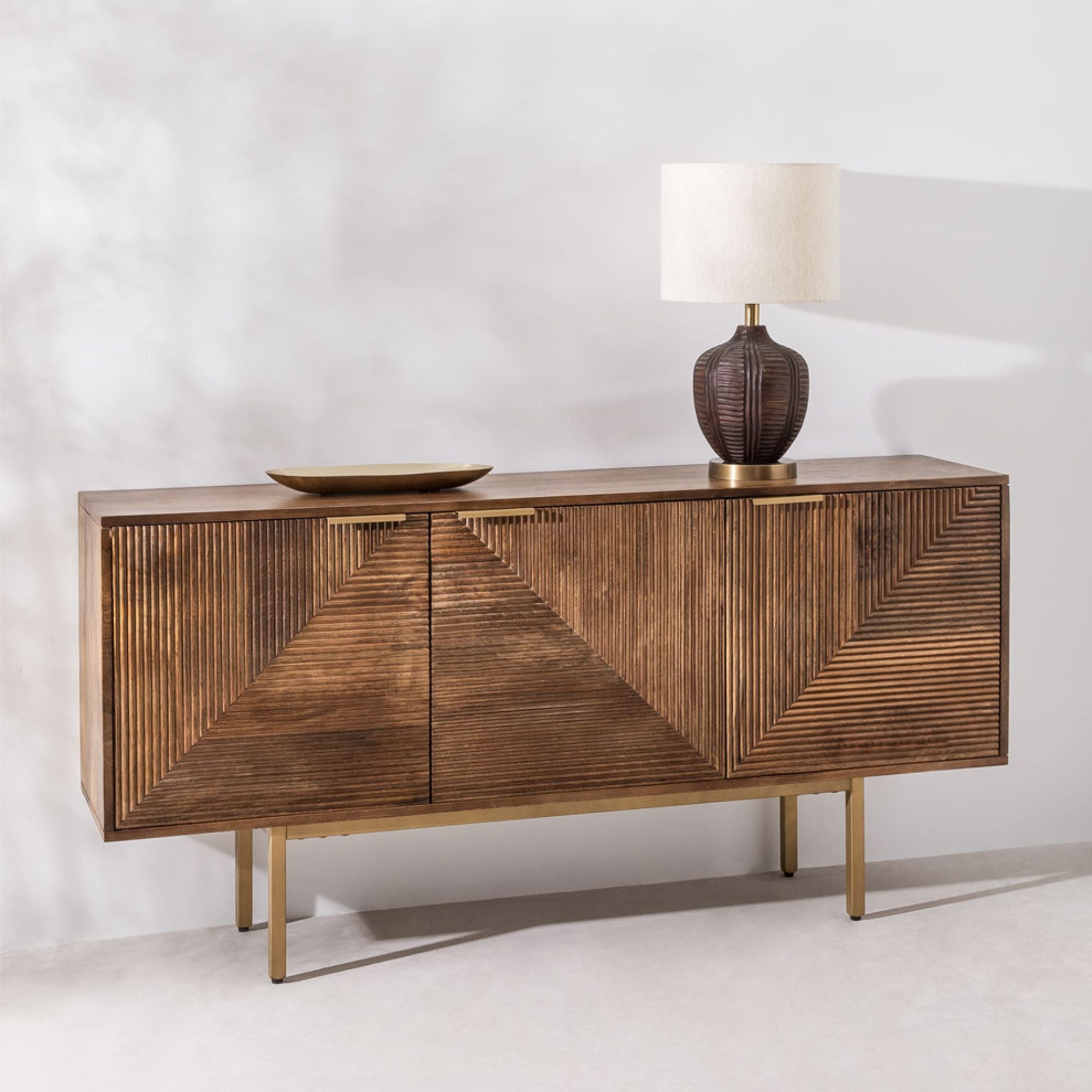Georgia Solid Wood Sideboard | Natural