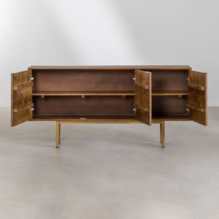 Georgia Solid Wood Sideboard | Natural
