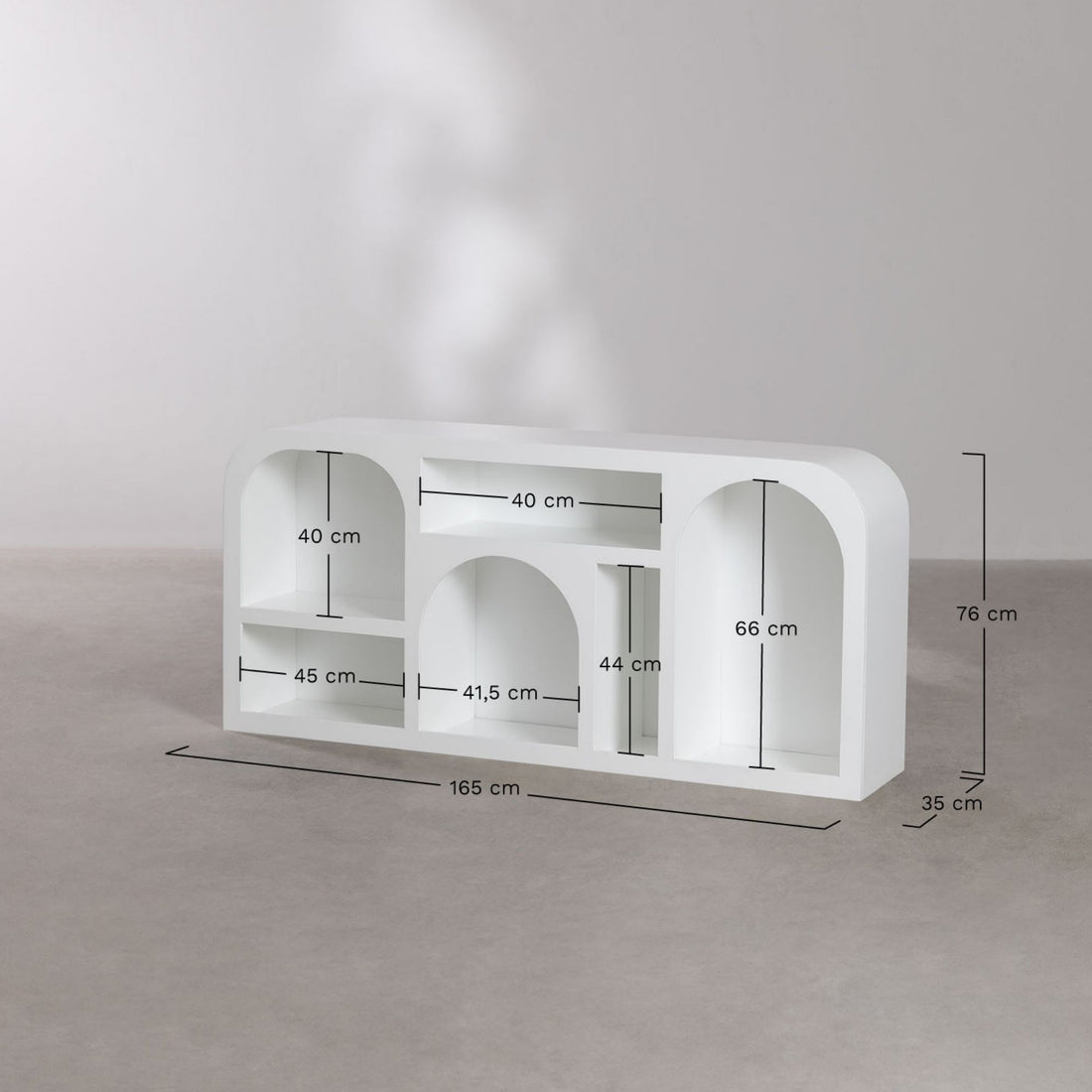 Emina Solid Wood Sideboard | White