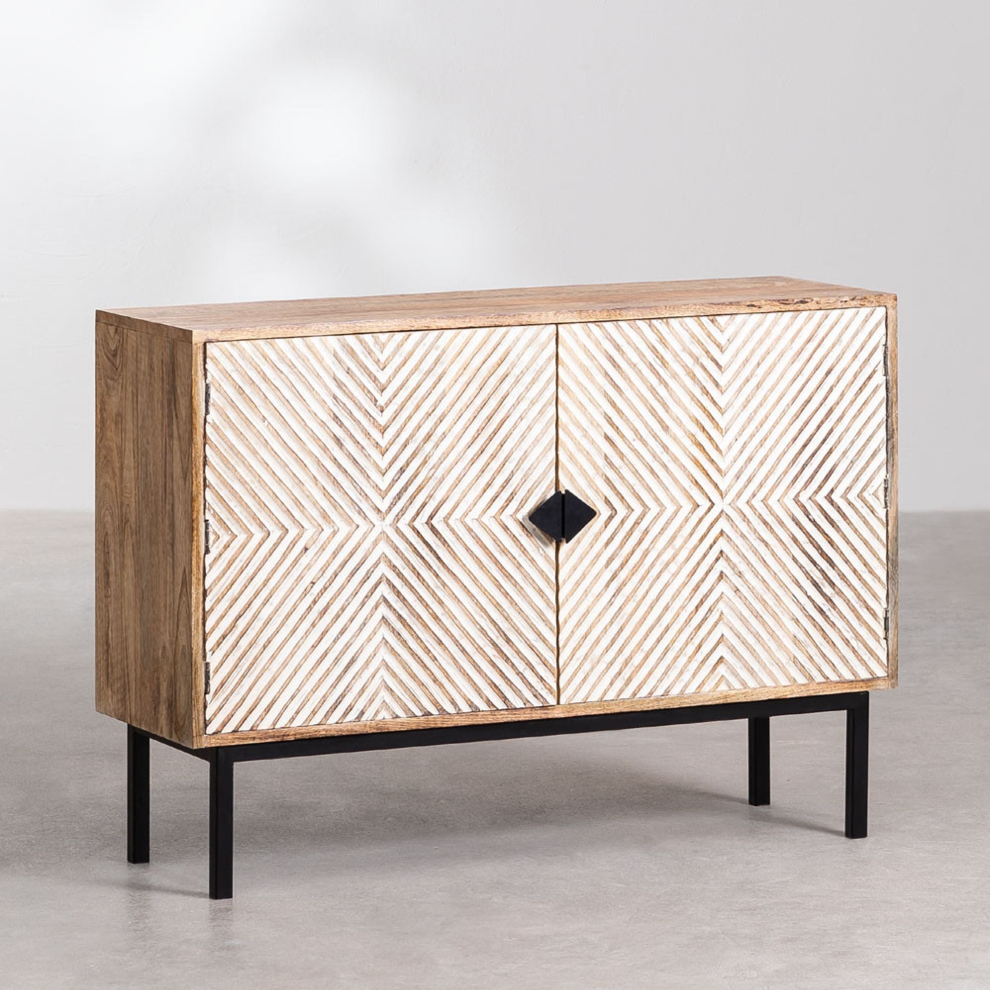 Cyprus Solid Wood Sideboard | Natural
