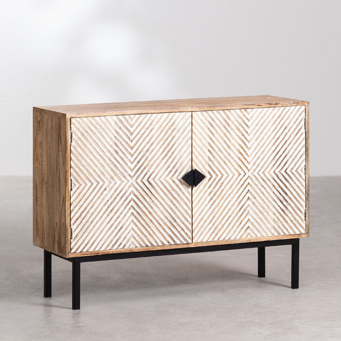 Cyprus Solid Wood Sideboard | Natural