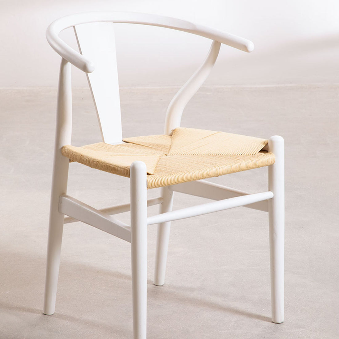 Fietta Solid Wood Chair | White