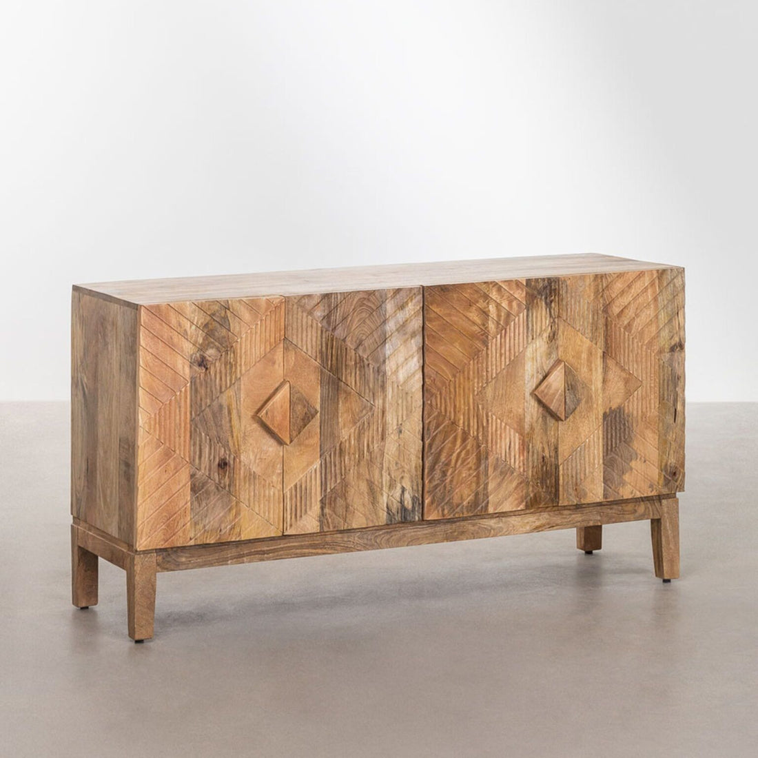 Rein Solid Wood Sideboard | Natural