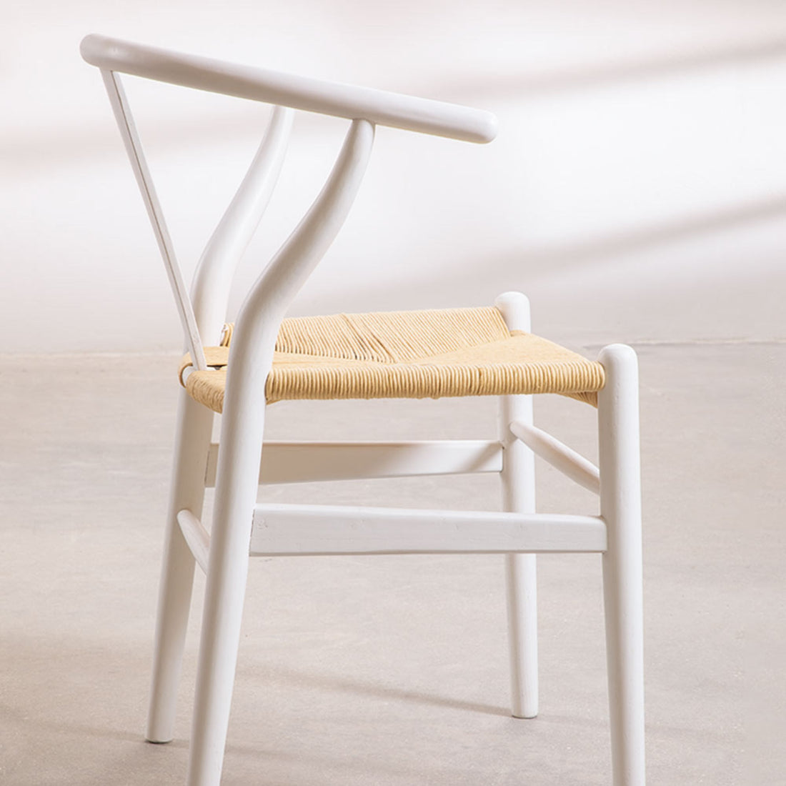Fietta Solid Wood Chair | White