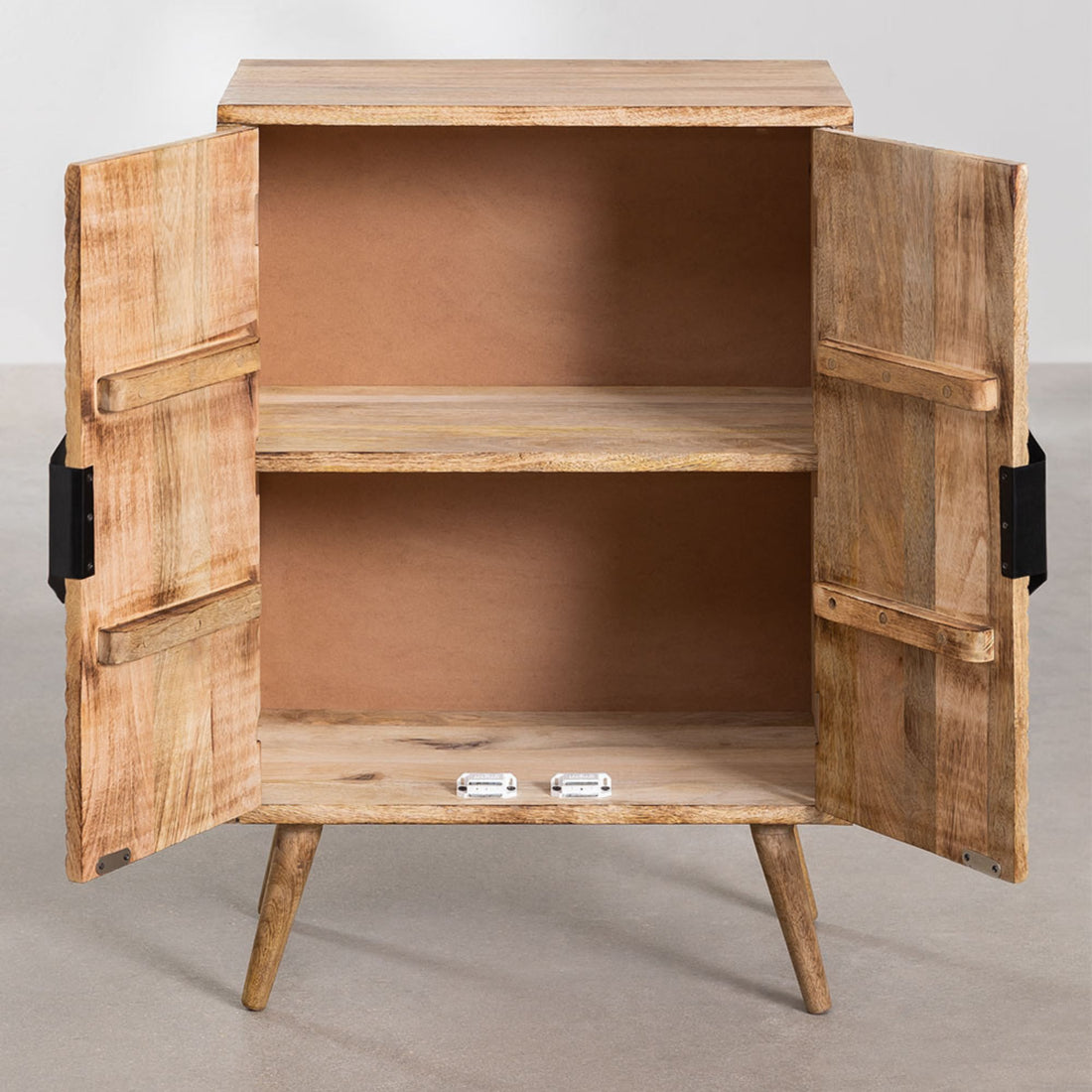 Arika Solid Wood Sideboard | Natural