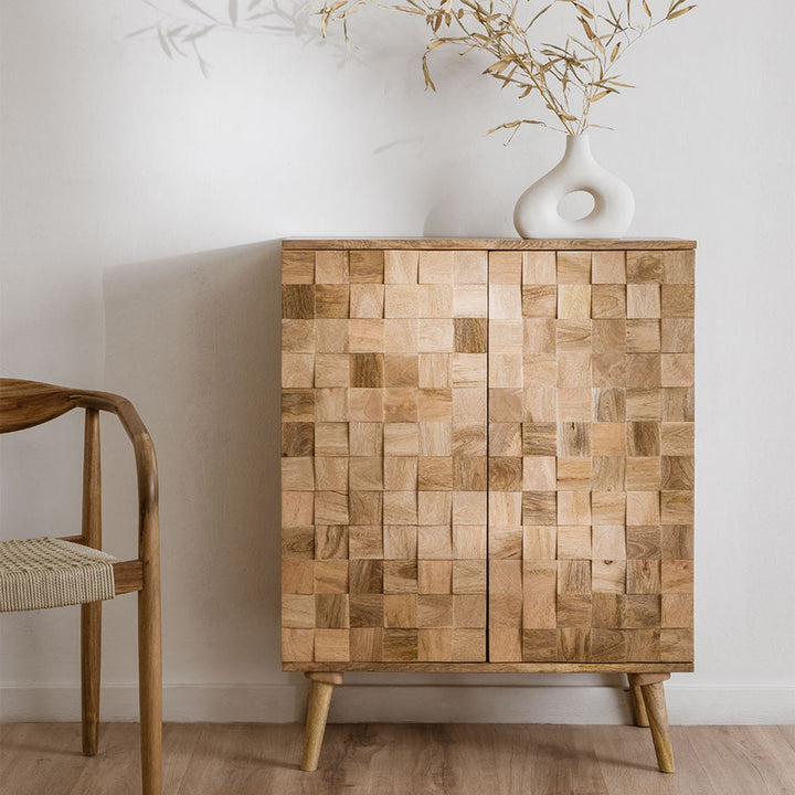 Nordic Solid Wood Sideboard | Natural