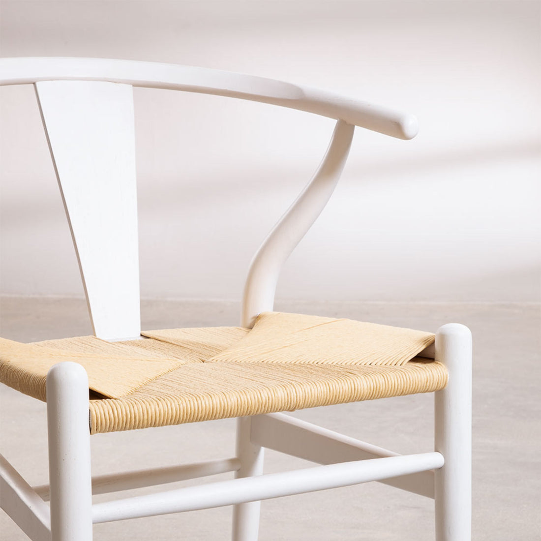 Fietta Solid Wood Chair | White