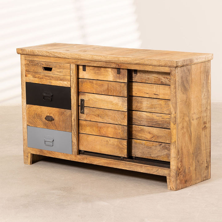Obise Solid Wood Sideboard | Natural