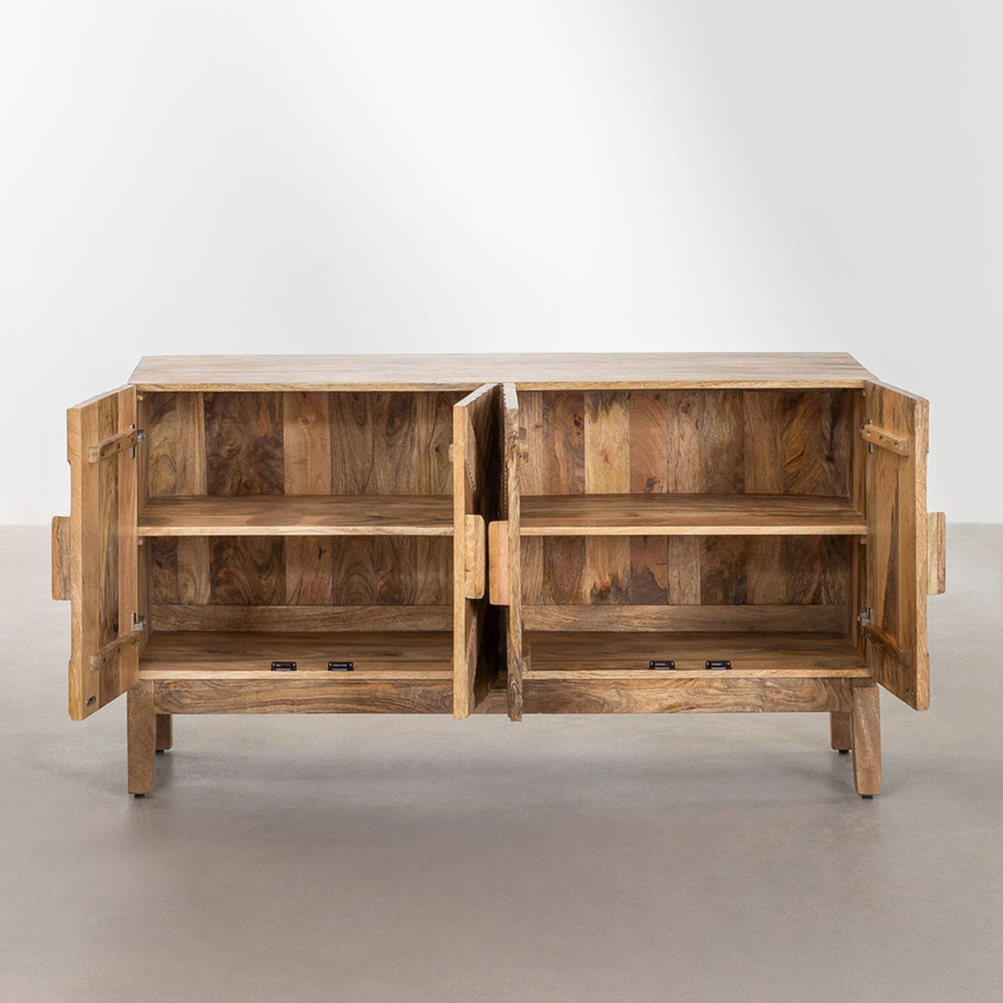 Rein Solid Wood Sideboard | Natural