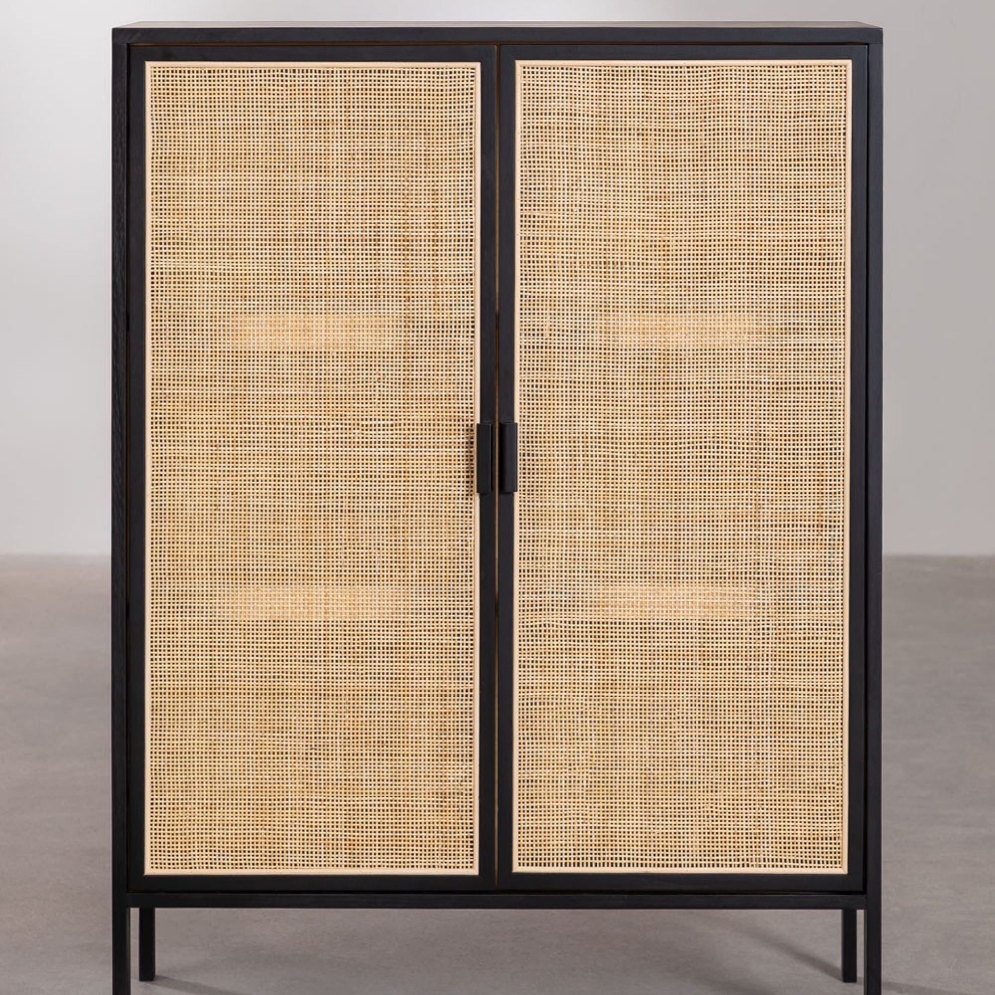 Janerio Solid Wood Sideboard | Black