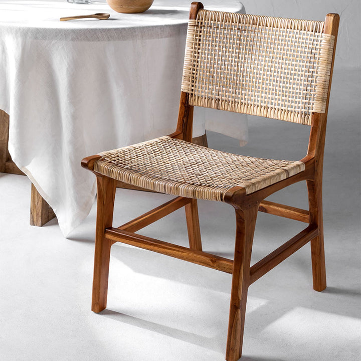 Casere Solid Wood Chair | Natural