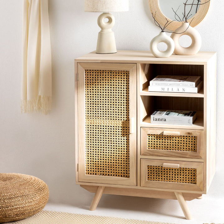 Oriano Solid Wood Sideboard | Natural