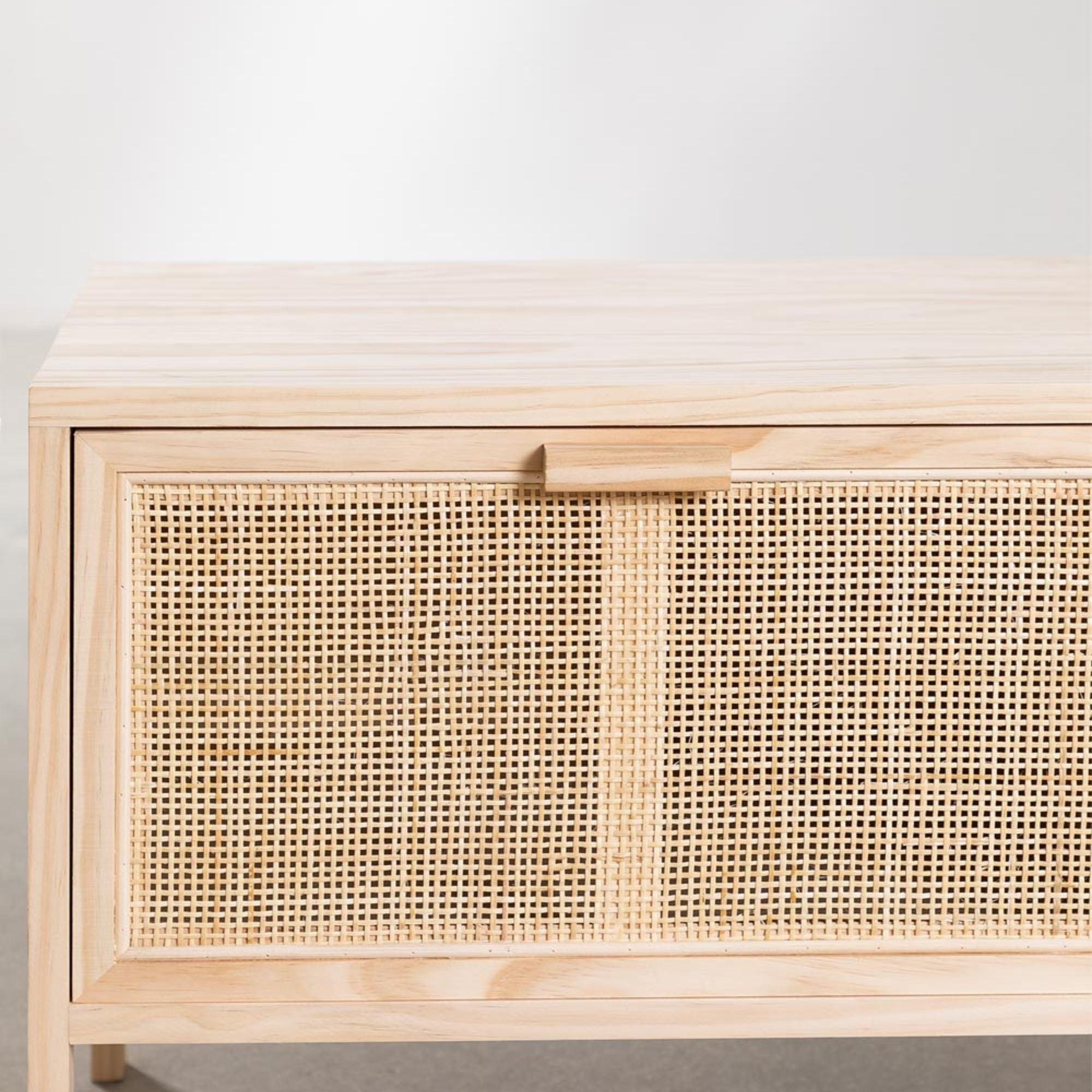 Brucus Solid Wood TV Cabinet | Natural