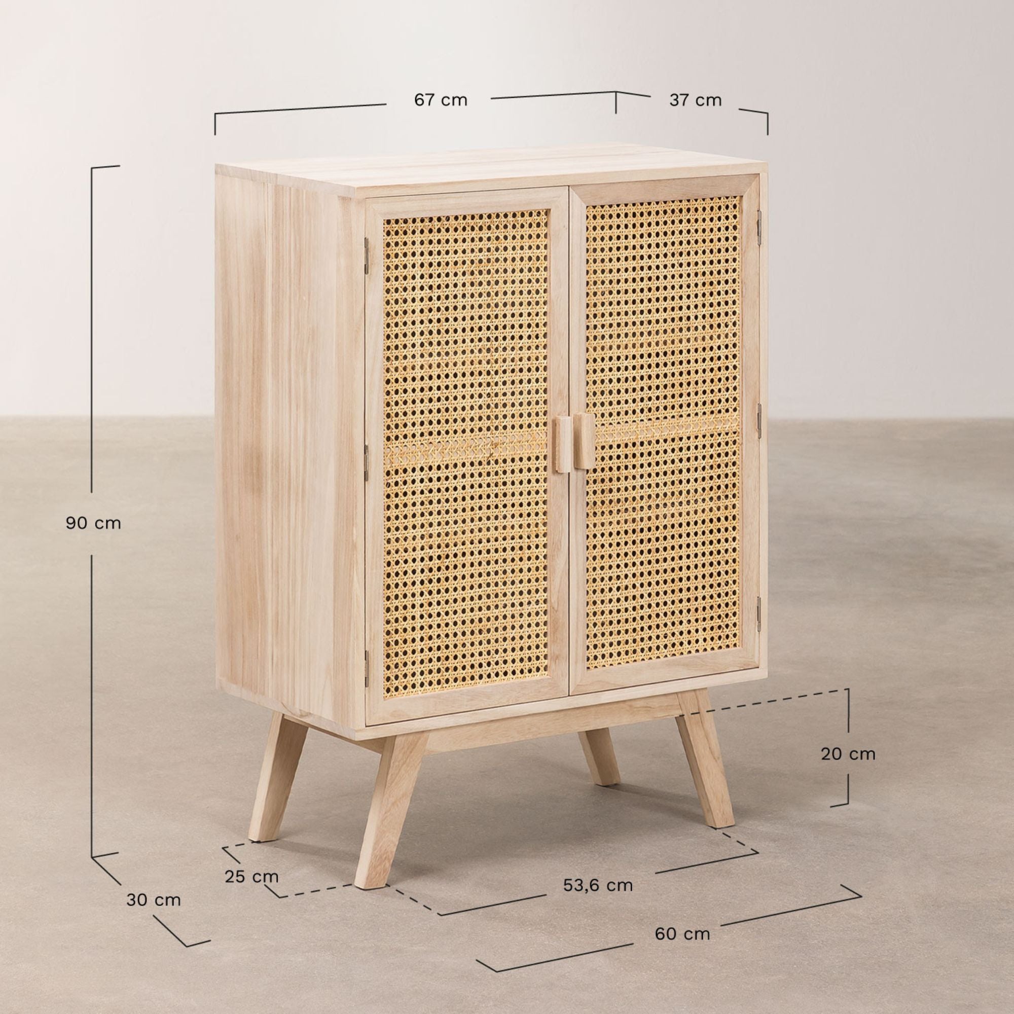 Unacaso Solid Wood Sideboard | Natural