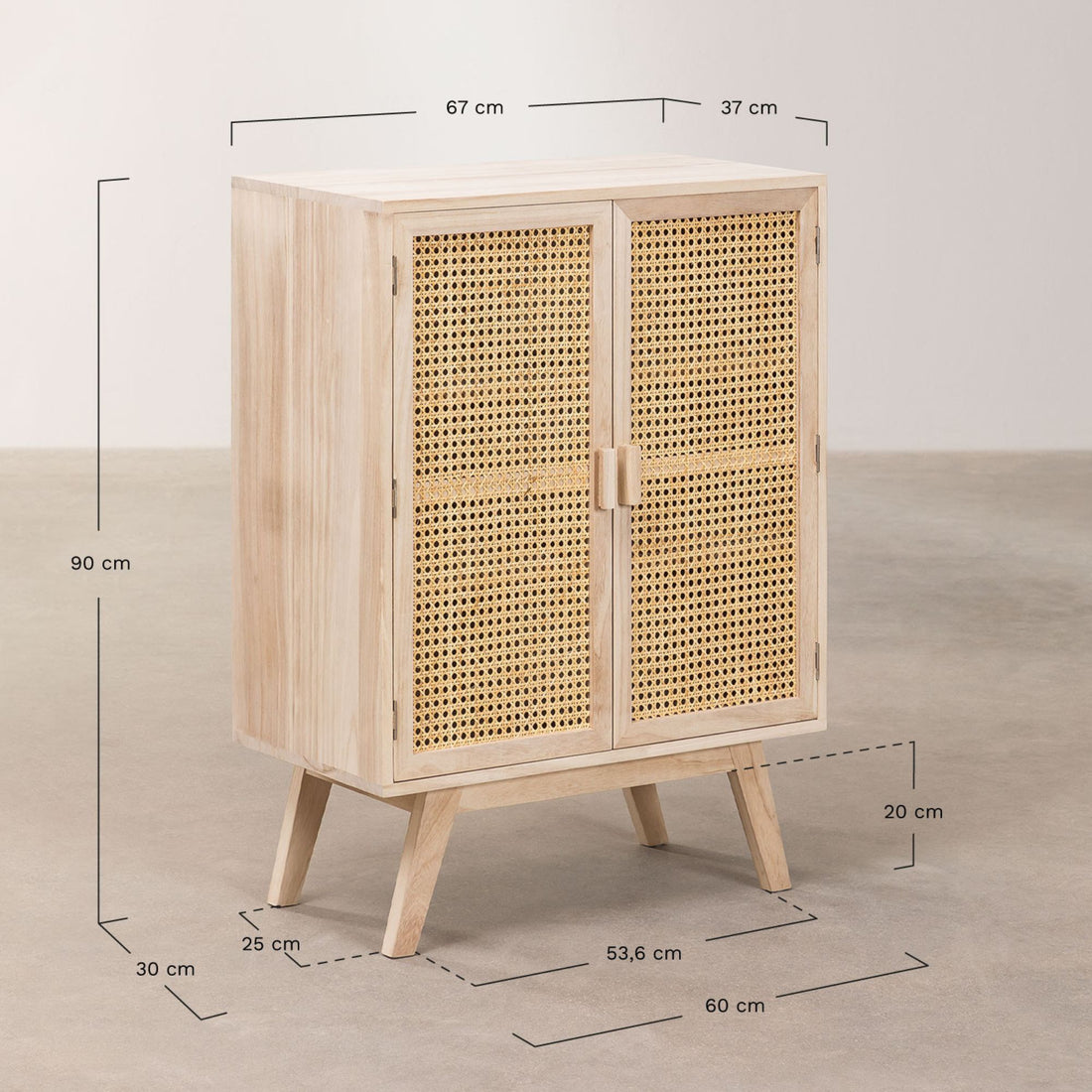 Unacaso Solid Wood Sideboard | Natural