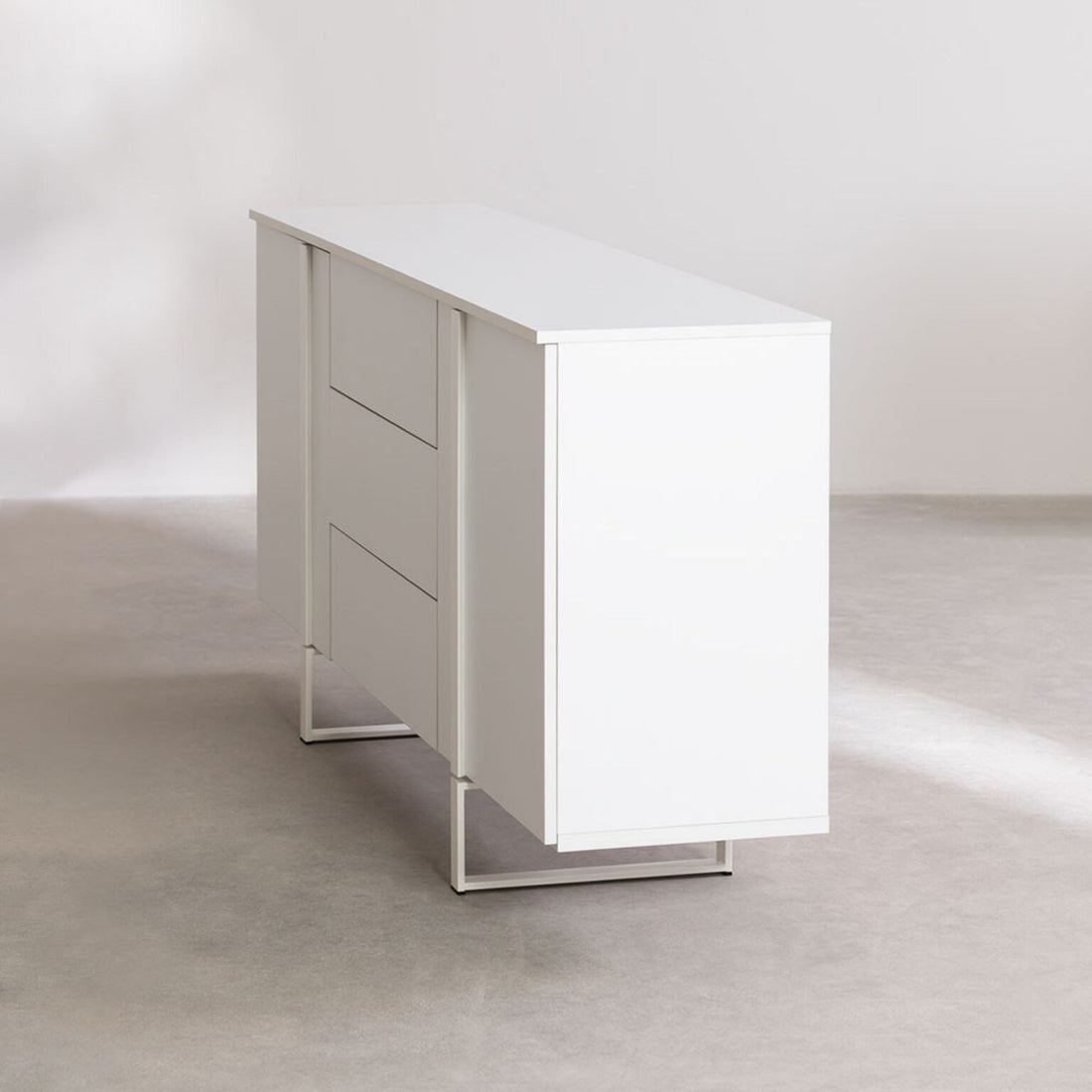 Meiskus Solid Wood Sideboard | White