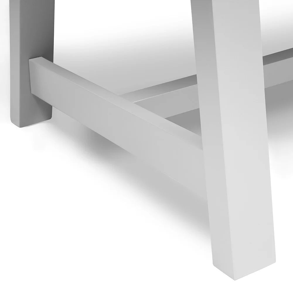 Chester Dove Grey 6 Seater Trestle Dining Table