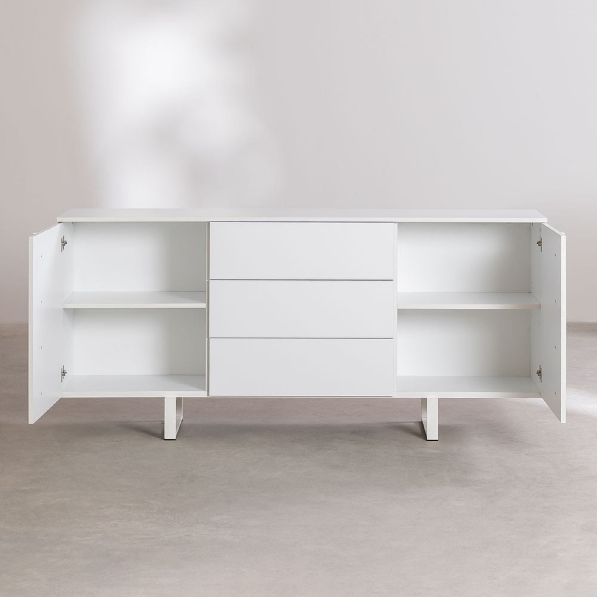 Meiskus Solid Wood Sideboard | White