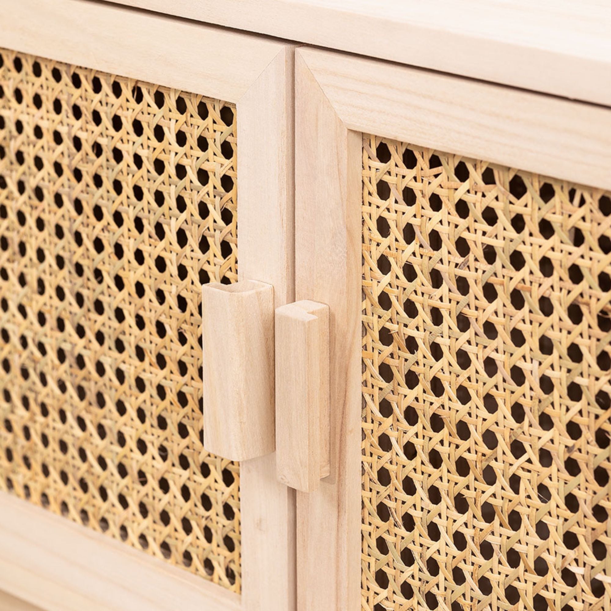 Athens Solid Wood TV Cabinet | Natural