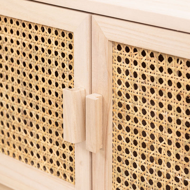 Athens Solid Wood TV Cabinet | Natural