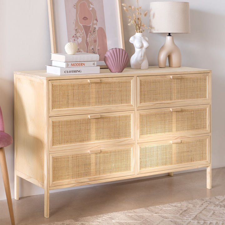 Buia Solid Wood Chest of Drawer | Natural