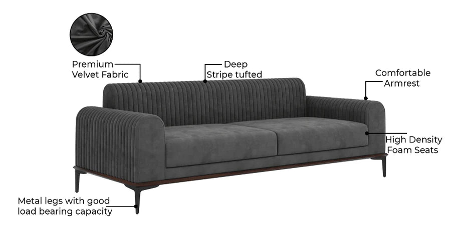 Adeline 3 Seater Sofa