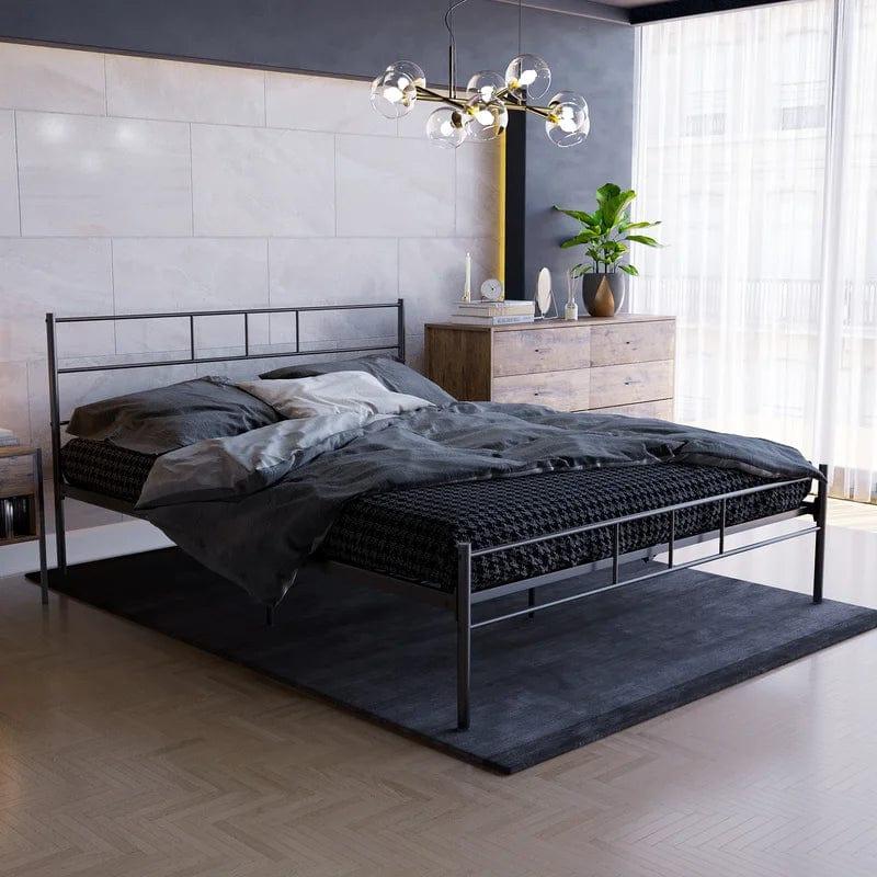 Dorset Metal Bed With Metal Slats & Centre Support Legs