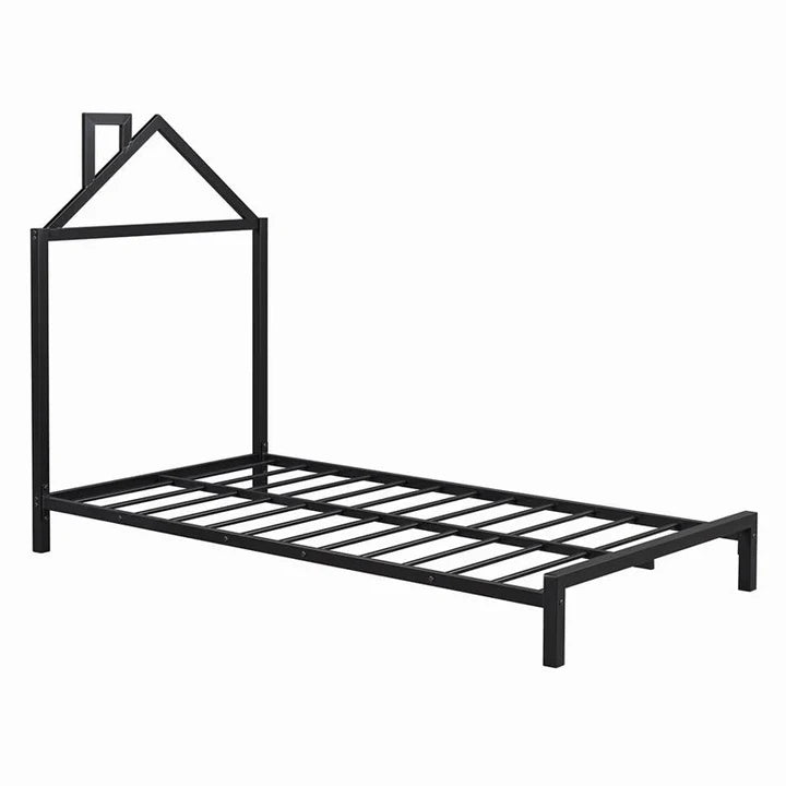 Furnishiaa Metal Platform Single Bed