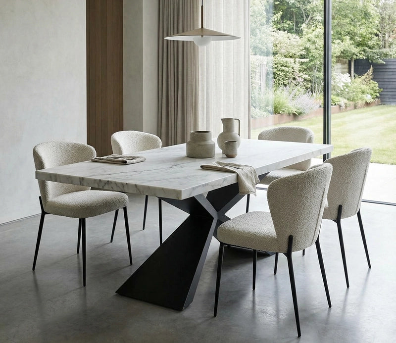 Minimalist 6 Seater Marble