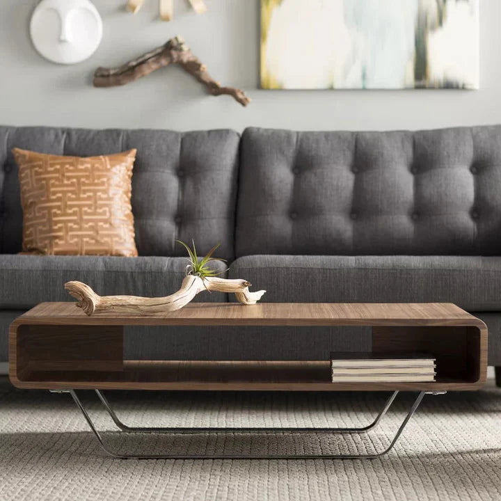 Solid Centre Wooden Coffee Table Made For Living Room