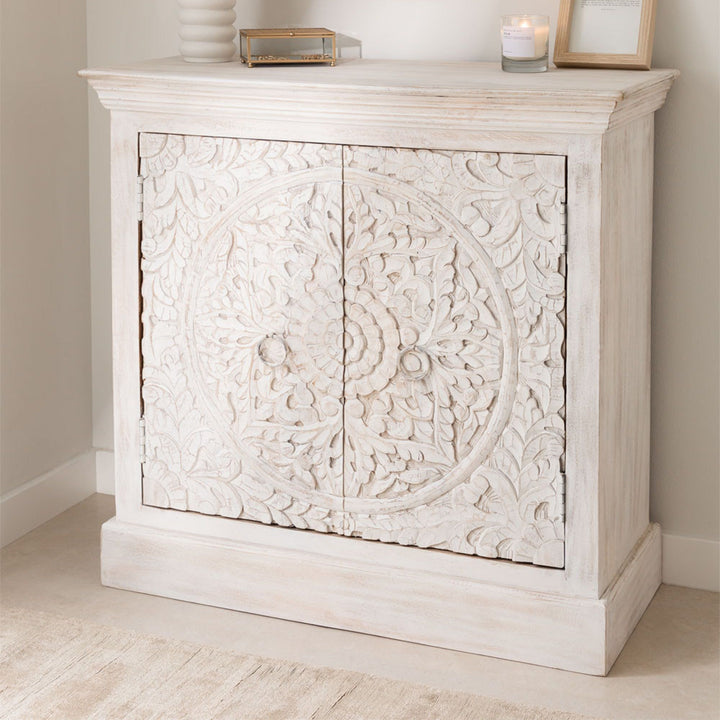 Foros Solid Wood Sideboard | White