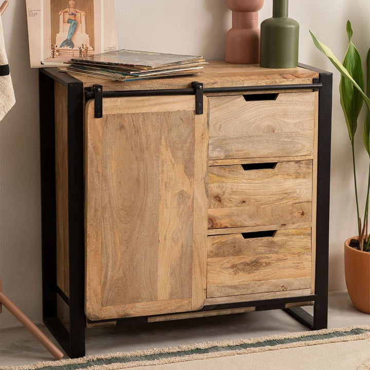 Tama Solid Wood Sideboard | Natural