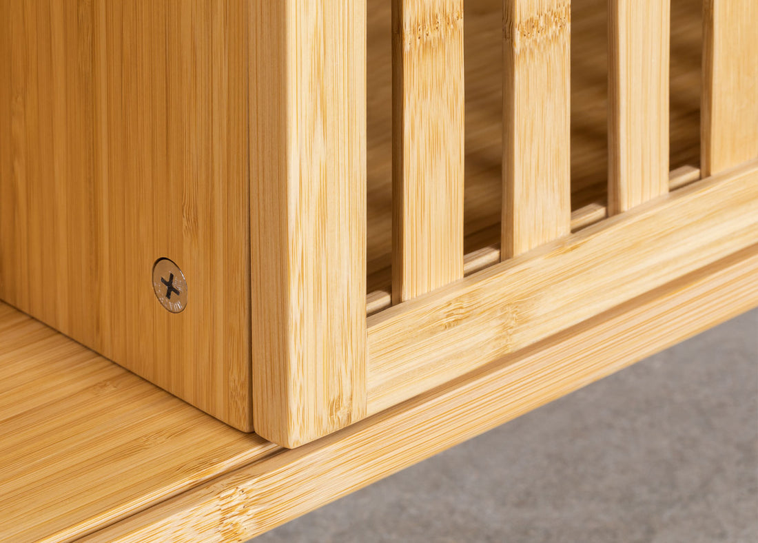 Arin Solid Wood TV Cabinet | Natural