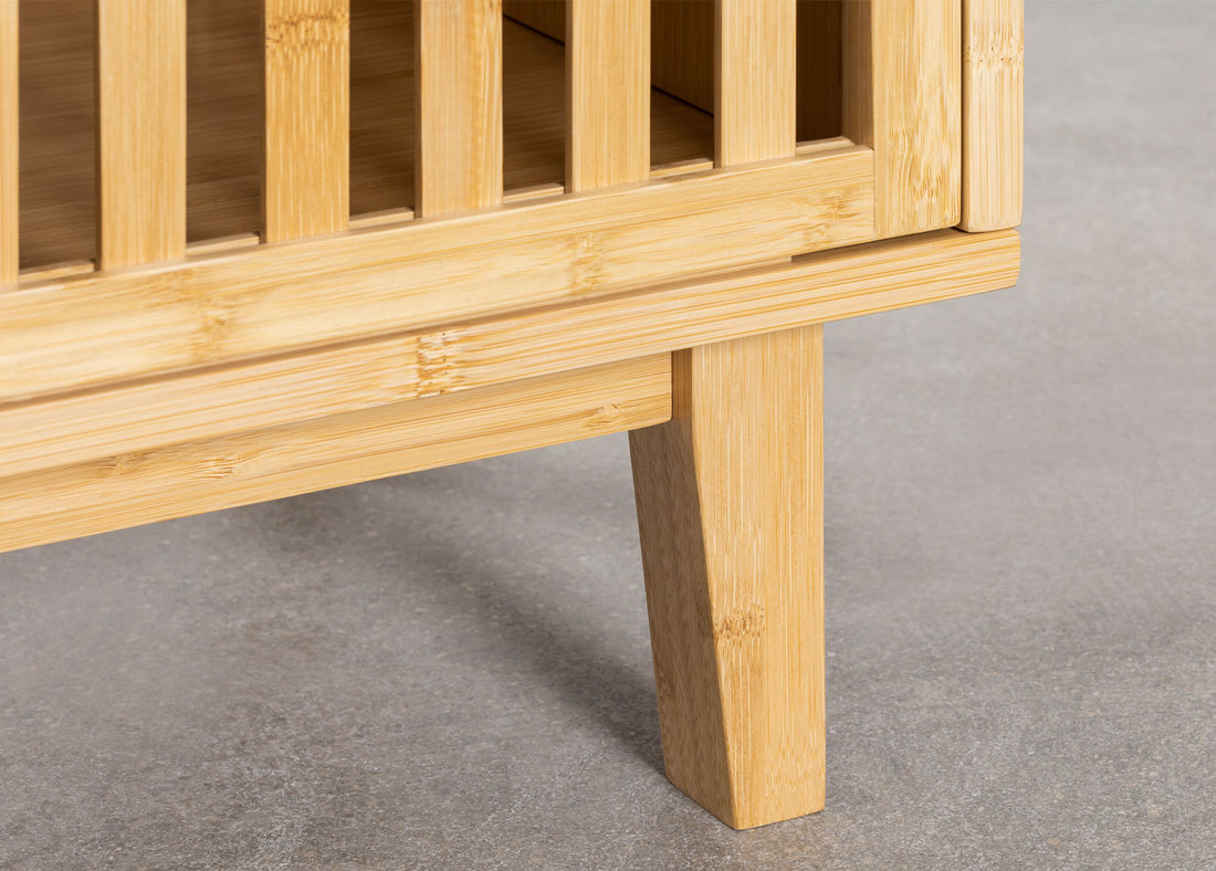 Arin Solid Wood TV Cabinet | Natural