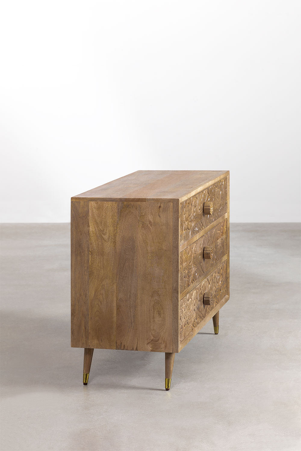Insie Solid Wood Chest of Drawer | Natural