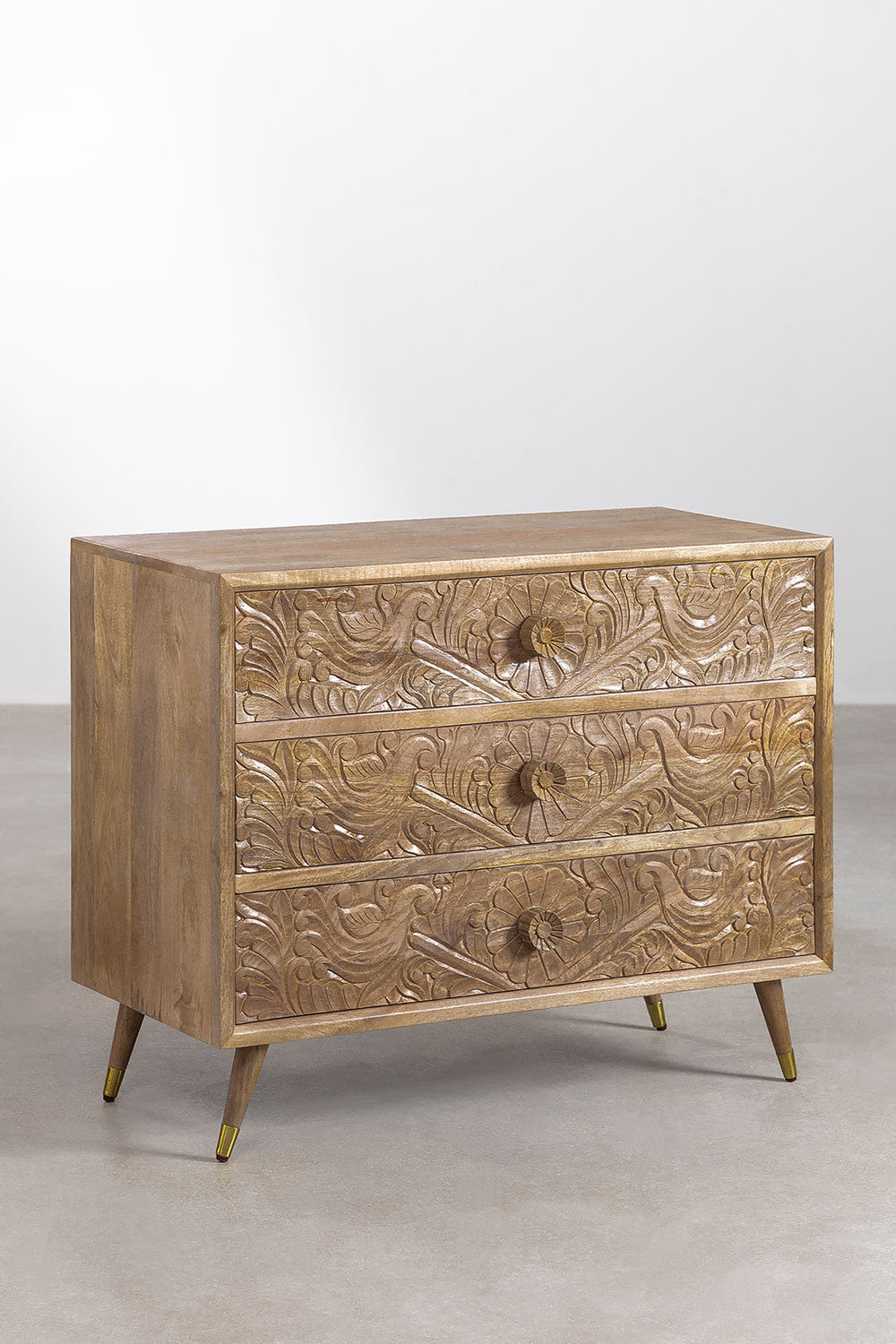 Insie Solid Wood Chest of Drawer | Natural