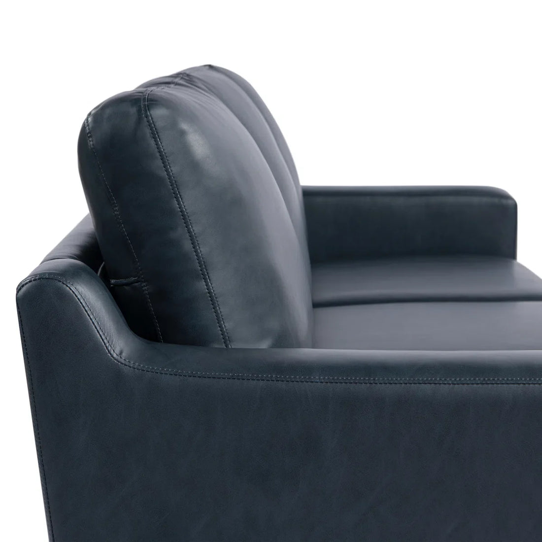 Turner 68.9" Square Arm Faux Leather Sofa