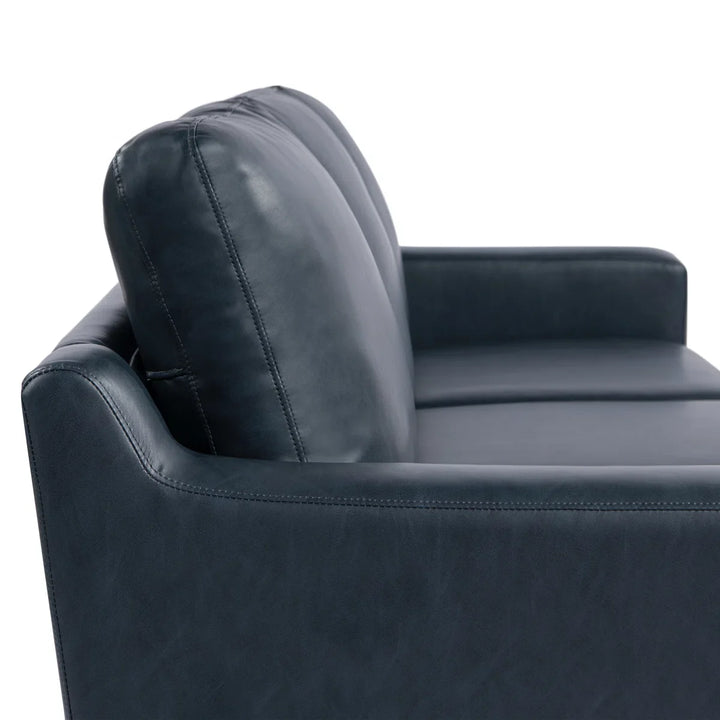 Turner 68.9" Square Arm Faux Leather Sofa