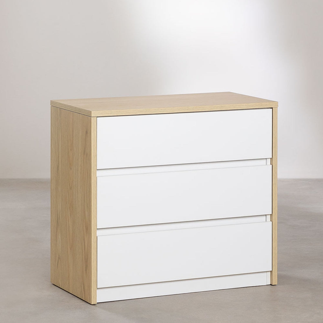 Chest of drawers with Extendable Desk | White