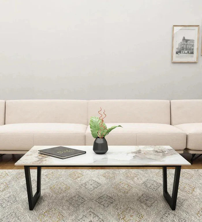 Metal Coffee Table In Multicolor Finish