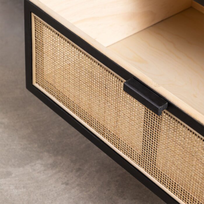 Eraclea Solid Wood Chest of Drawer | Black