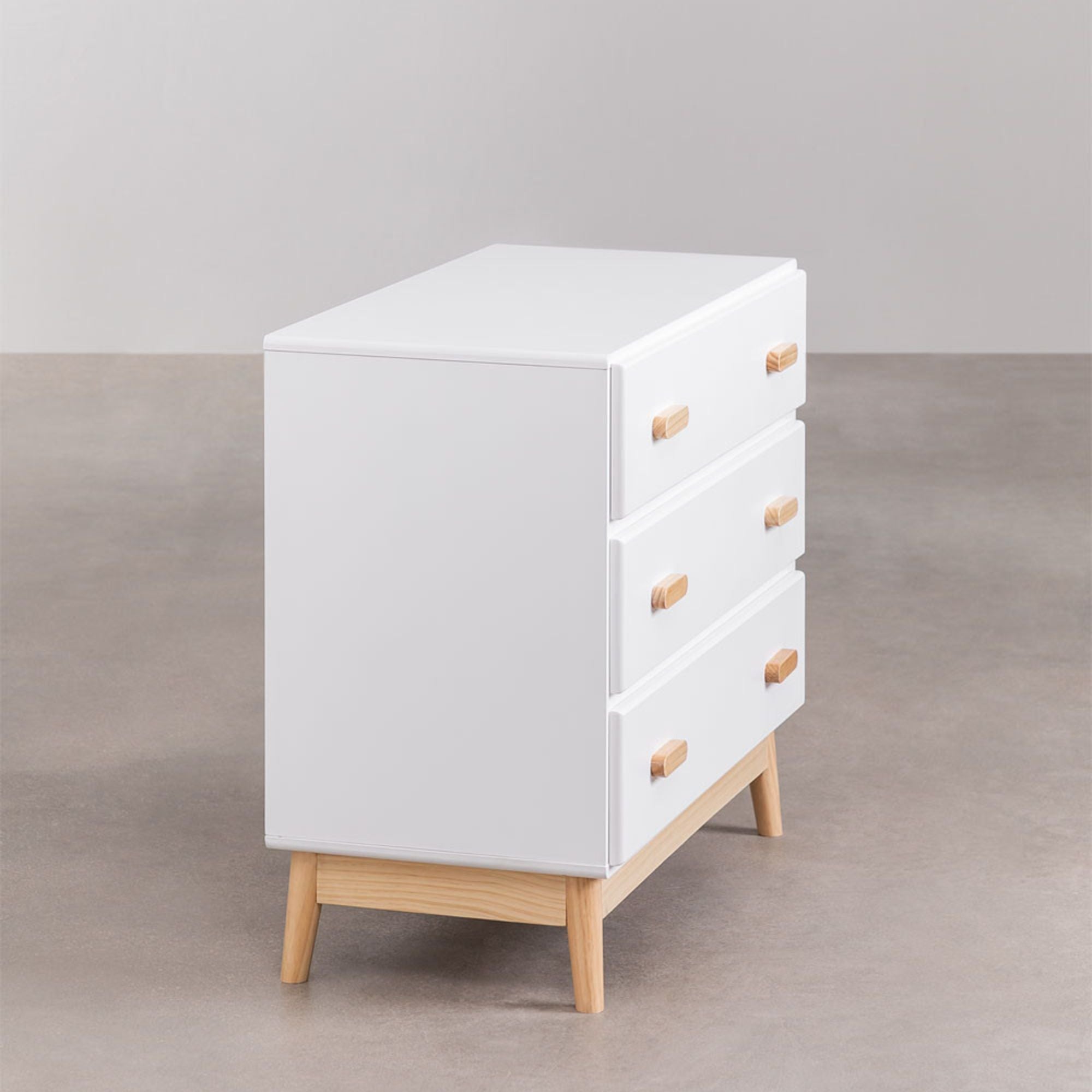 Sauris Solid Wood Chest of Drawer | White