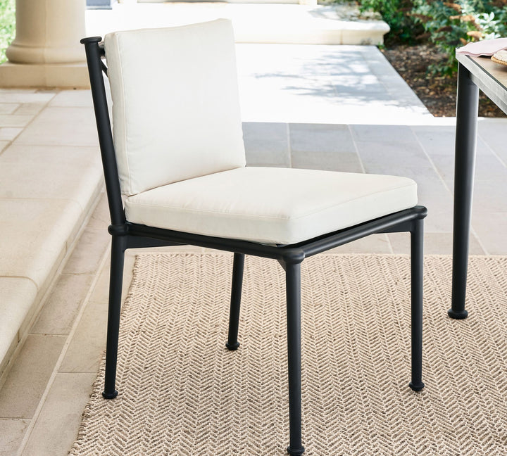 Ellis Metal Outdoor Dining Side & Armchair