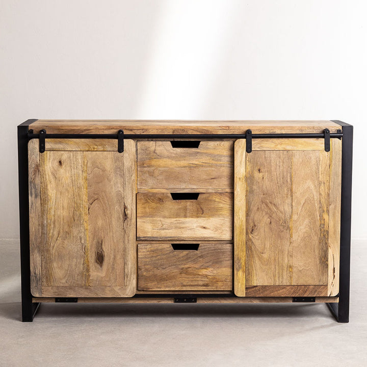 Raveo Solid Wood Chest of Drawer | Natural