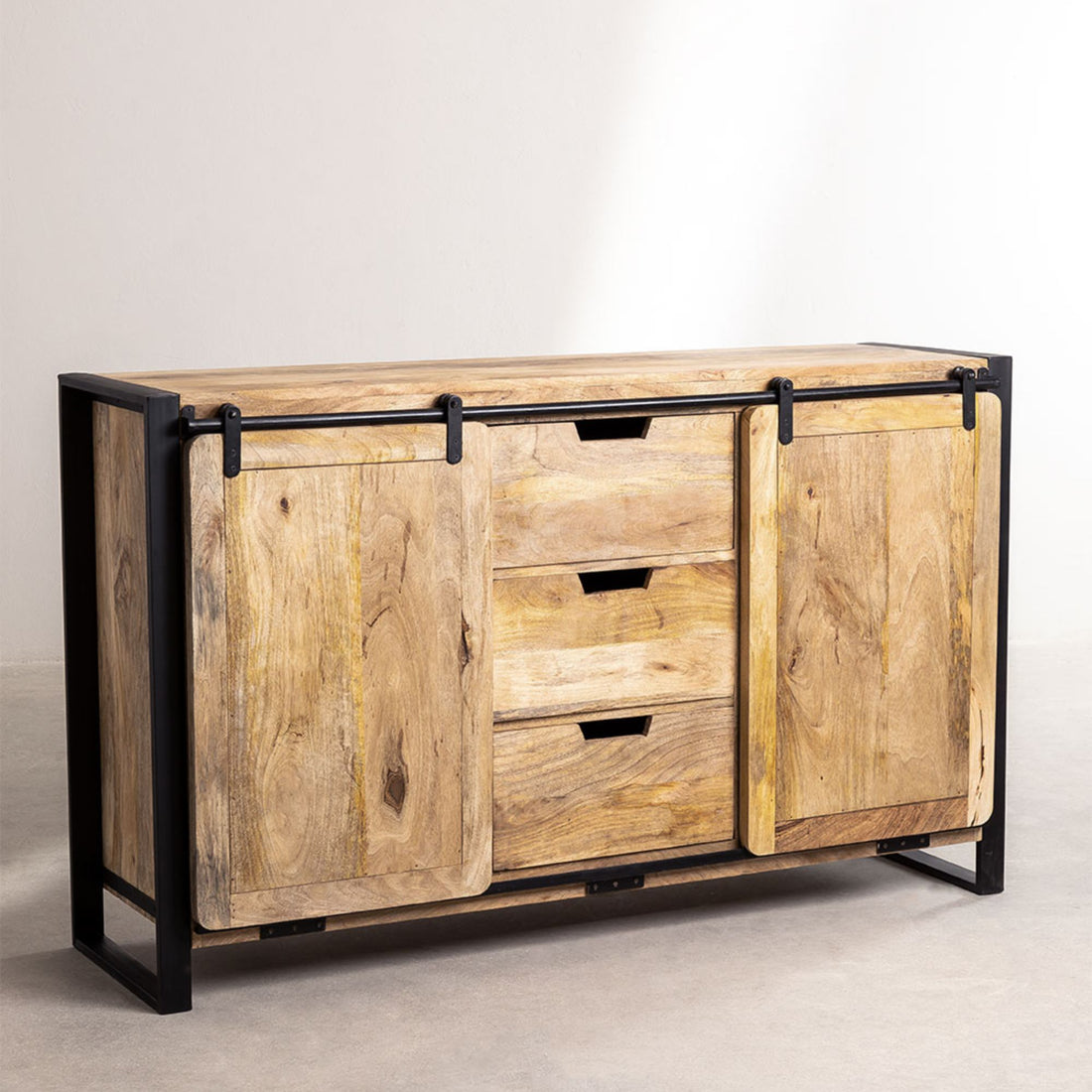 Raveo Solid Wood Chest of Drawer | Natural