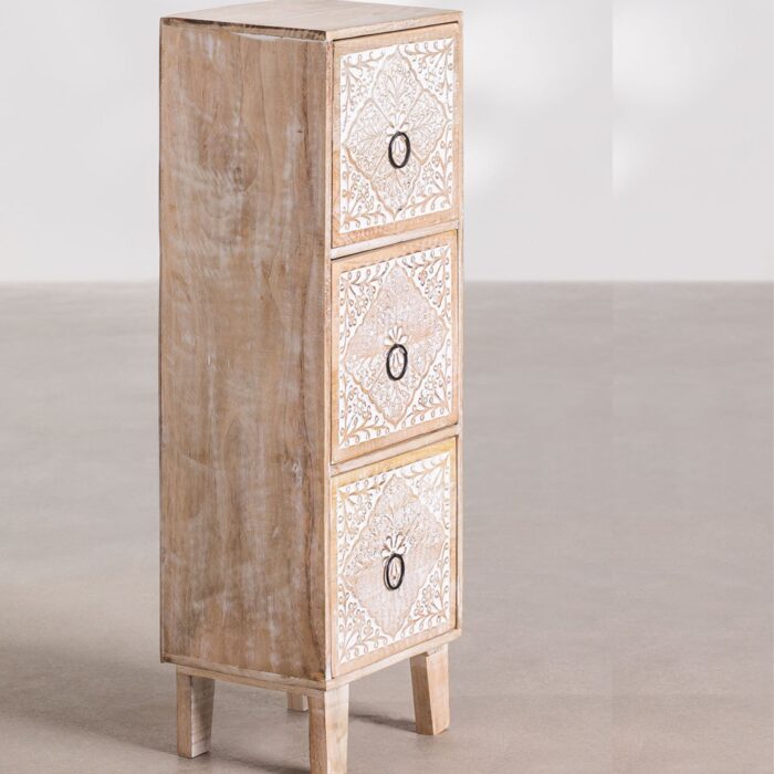 Della Solid Wood Chest of Drawer | Natural