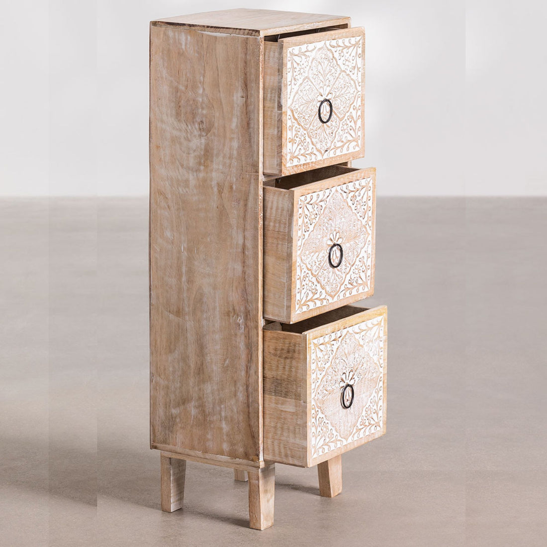 Della Solid Wood Chest of Drawer | Natural