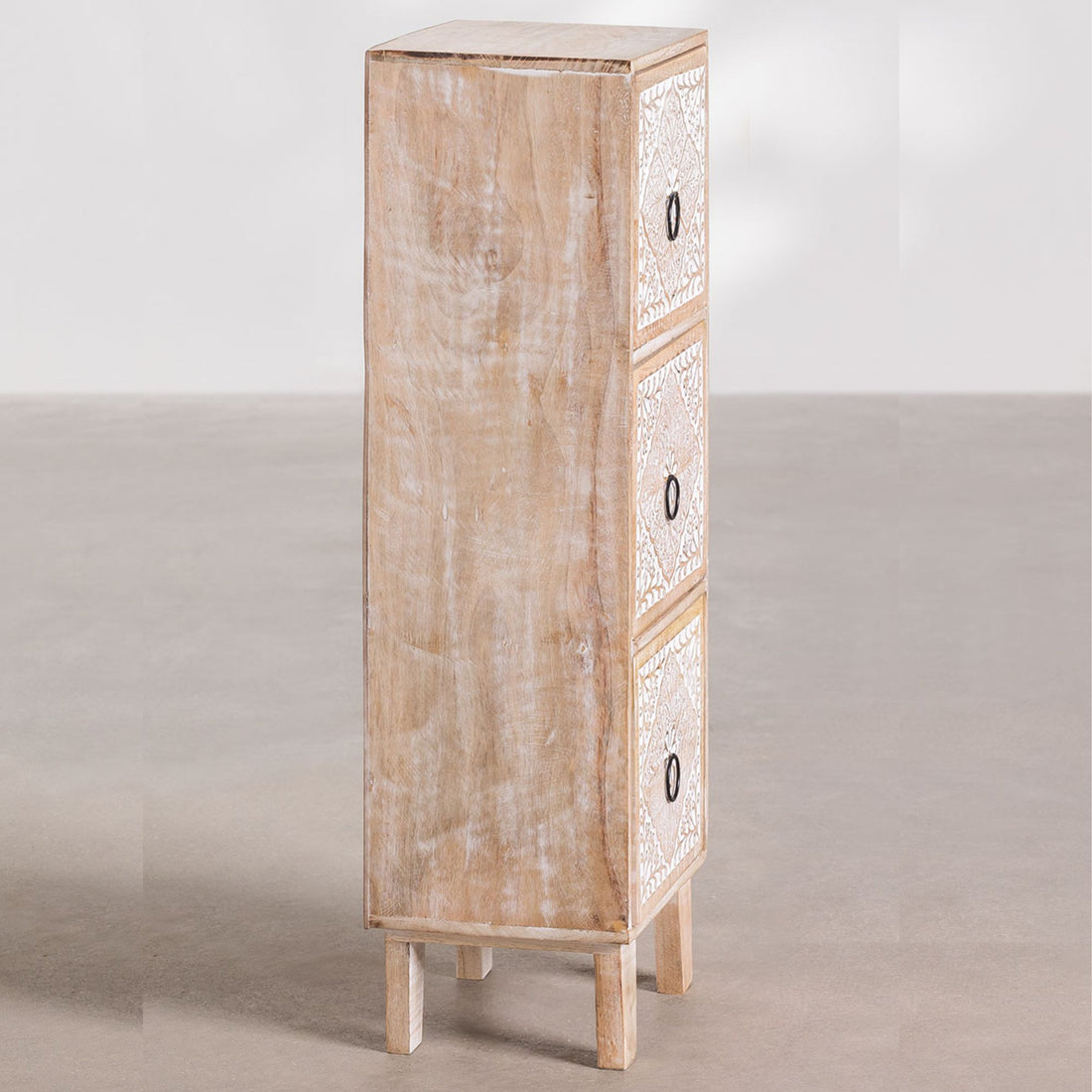 Della Solid Wood Chest of Drawer | Natural