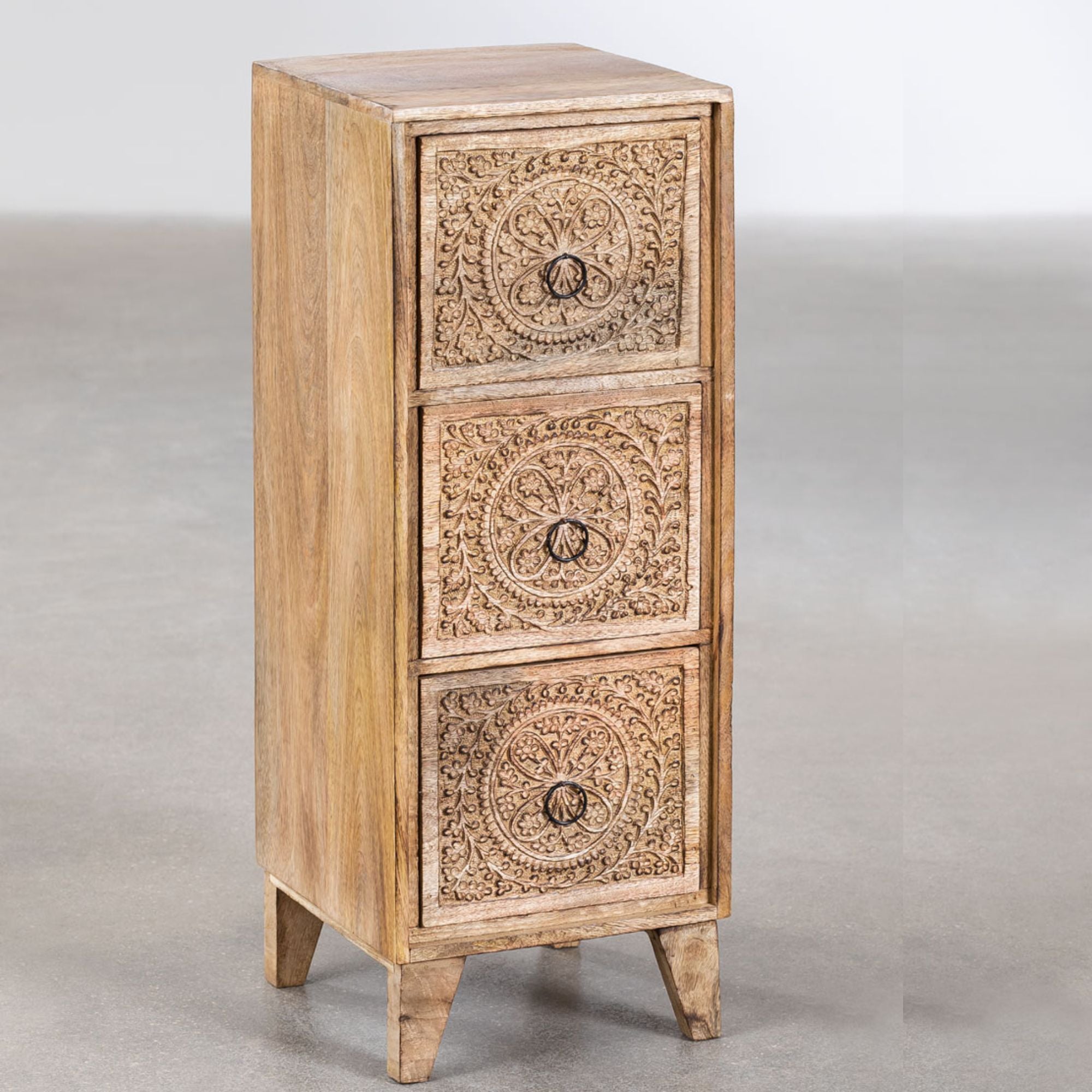 Malta Solid Wood Chest of Drawer | Natural